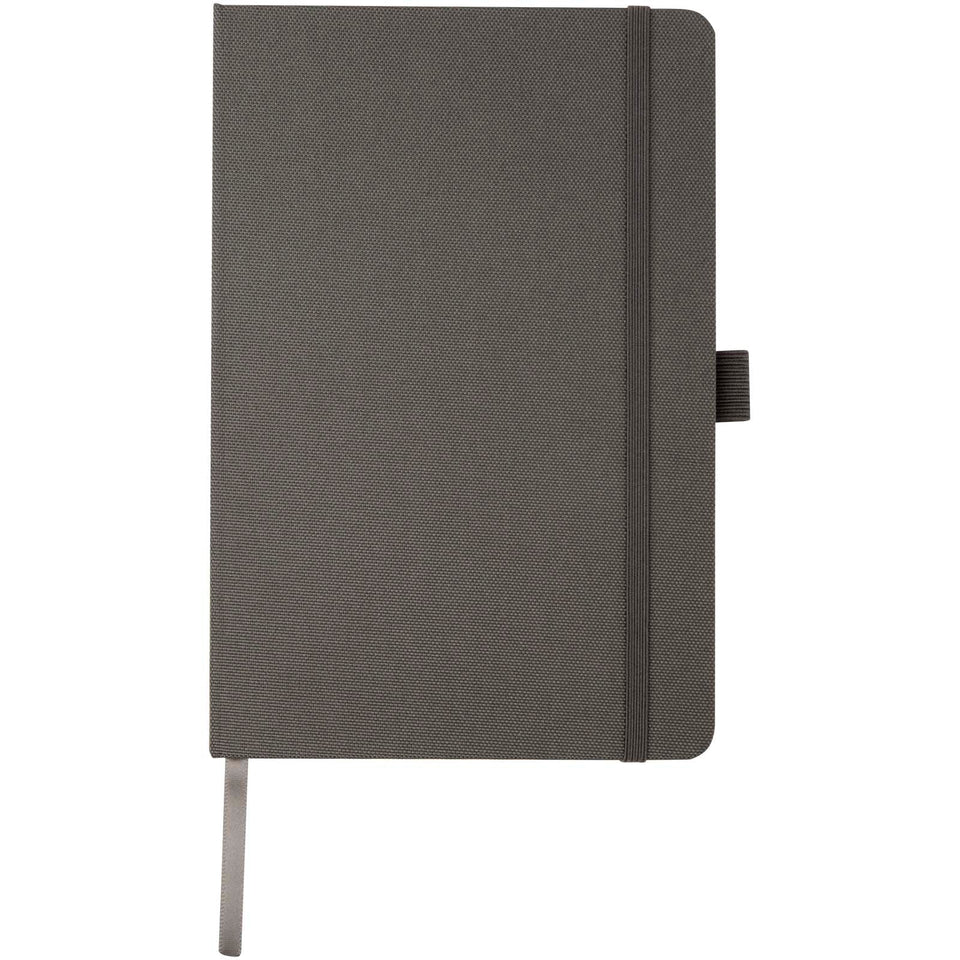 Blocco note A5 in carta riciclata con cover in PET riciclato Honua personalizzato con logo - Pubblienne