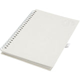Blocco note a spirale Dairy Dream in formato A5 realizzato con cartoni del latte riciclati personalizzato con logo - Pubblienne