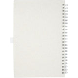 Blocco note a spirale Dairy Dream in formato A5 realizzato con cartoni del latte riciclati personalizzato con logo - Pubblienne