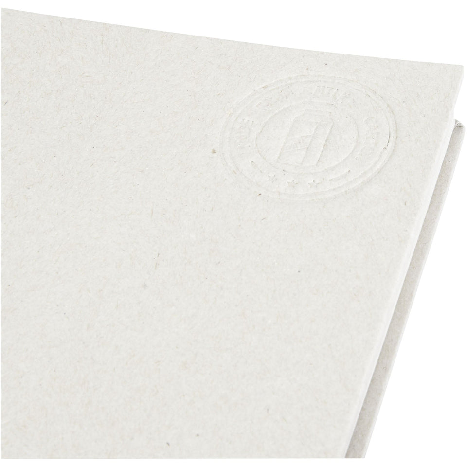 Blocco note a spirale Dairy Dream in formato A5 realizzato con cartoni del latte riciclati personalizzato con logo - Pubblienne