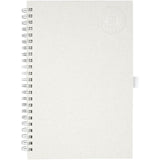 Blocco note a spirale Dairy Dream in formato A5 realizzato con cartoni del latte riciclati personalizzato con logo - Pubblienne