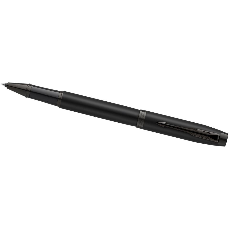 Parker penna roller acromatica IM (inchiostro nero) personalizzato con logo - Pubblienne