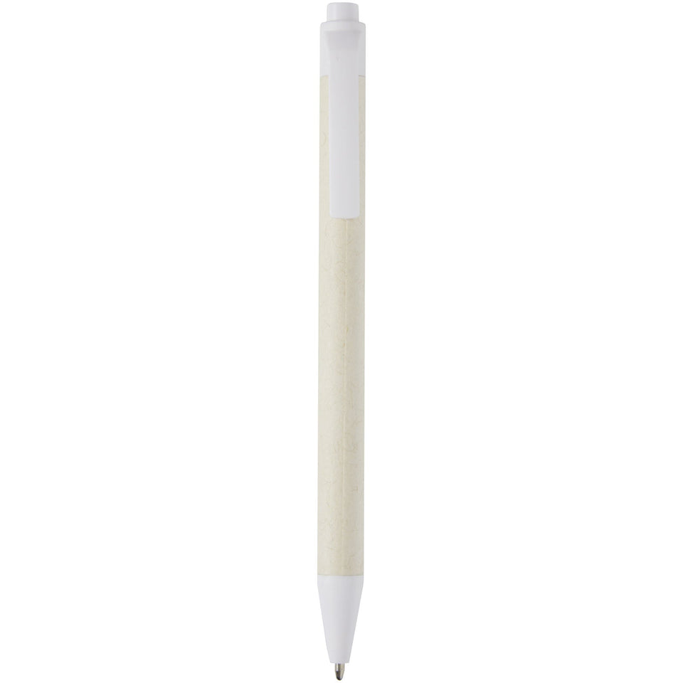 Penna a sfera Dairy Dream realizzata con cartoni del latte riciclati (inchiostro nero) personalizzato con logo - Pubblienne
