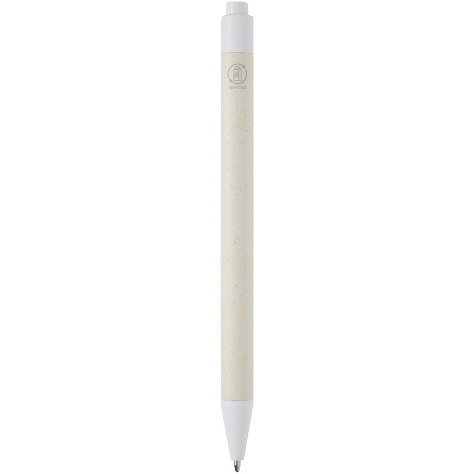 Penna a sfera Dairy Dream realizzata con cartoni del latte riciclati (inchiostro nero) personalizzato con logo - Pubblienne