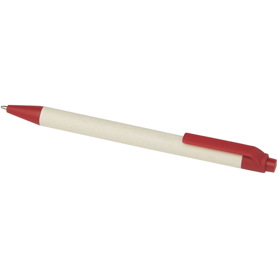 Penna a sfera Dairy Dream realizzata con cartoni del latte riciclati (inchiostro nero) personalizzato con logo - Pubblienne