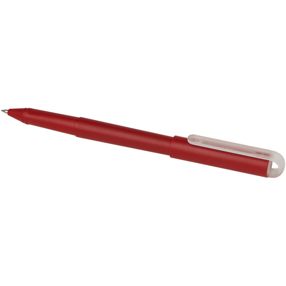 Penna roller gel in PET riciclato Mauna (inchiostro nero) personalizzato con logo - Pubblienne