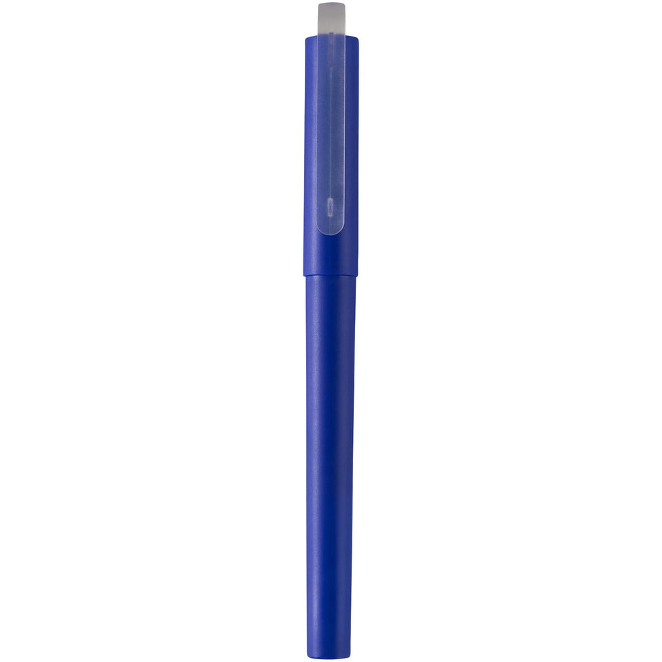 Penna roller gel in PET riciclato Mauna (inchiostro nero) personalizzato con logo - Pubblienne
