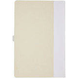Set blocco note formato A5 e penna a sfera Dairy Dream realizzati con cartoni del latte riciclati personalizzato con logo - Pubblienne