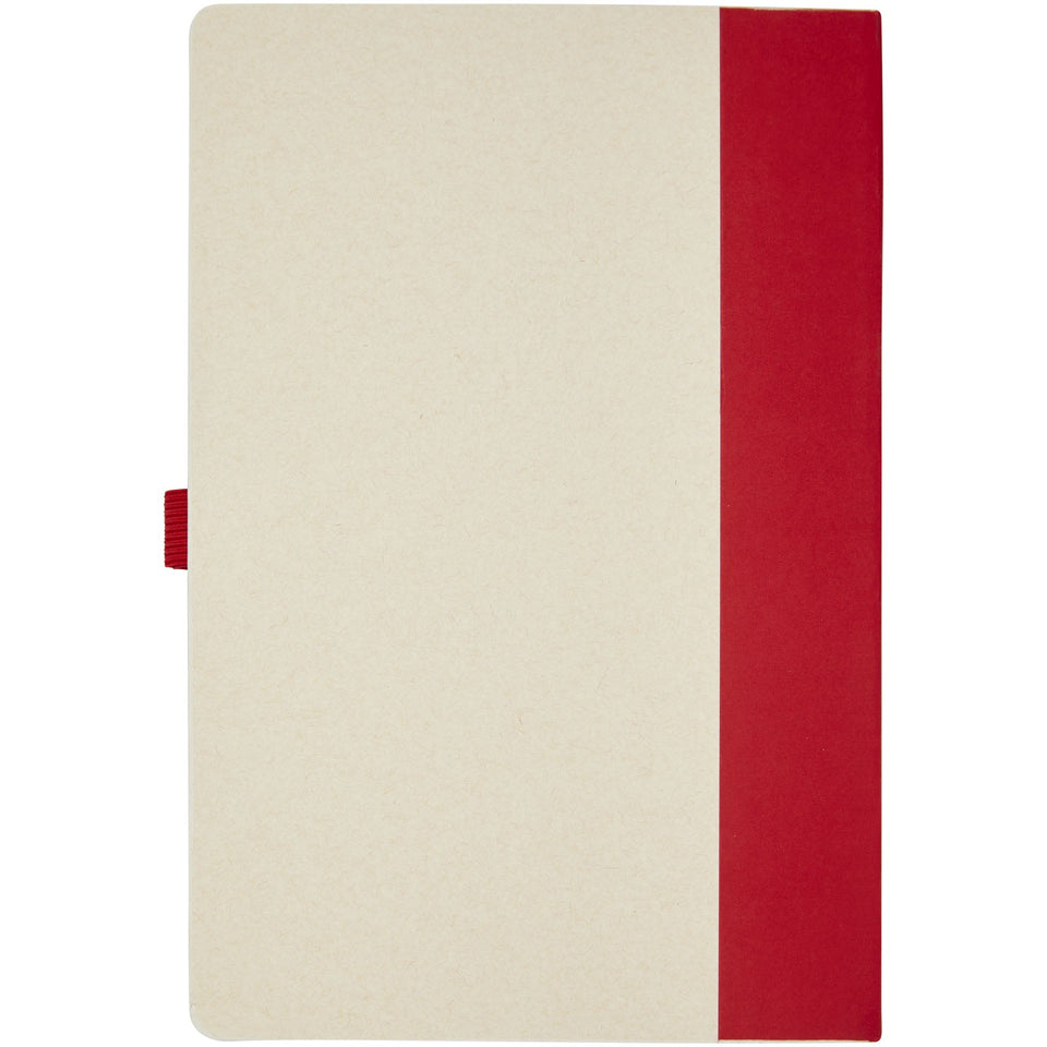 Set blocco note formato A5 e penna a sfera Dairy Dream realizzati con cartoni del latte riciclati personalizzato con logo - Pubblienne