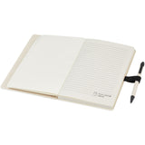 Set blocco note formato A5 e penna a sfera Dairy Dream realizzati con cartoni del latte riciclati personalizzato con logo - Pubblienne