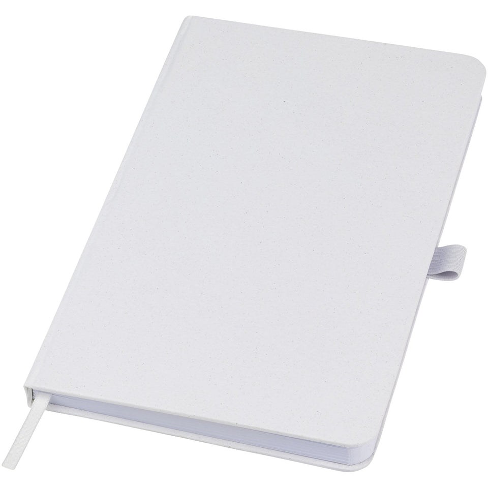 Blocco note con copertina rigida in carta crush Fabianna personalizzato con logo - Pubblienne