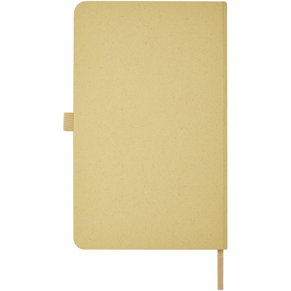 Blocco note con copertina rigida in carta crush Fabianna personalizzato con logo - Pubblienne