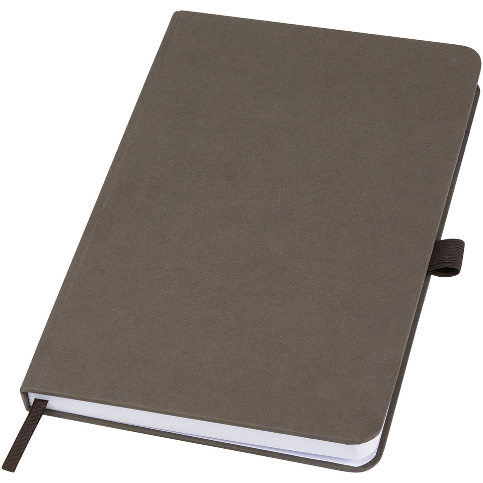 Blocco note con copertina rigida in carta crush Fabianna personalizzato con logo - Pubblienne