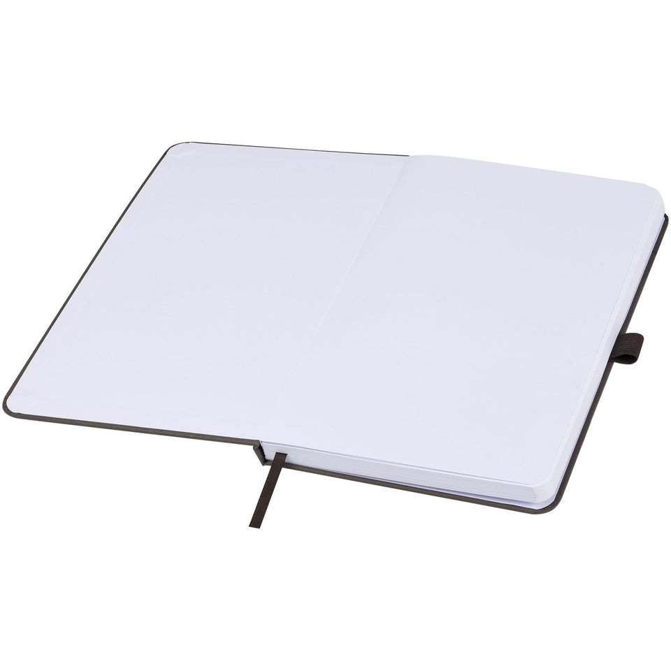 Blocco note con copertina rigida in carta crush Fabianna personalizzato con logo - Pubblienne