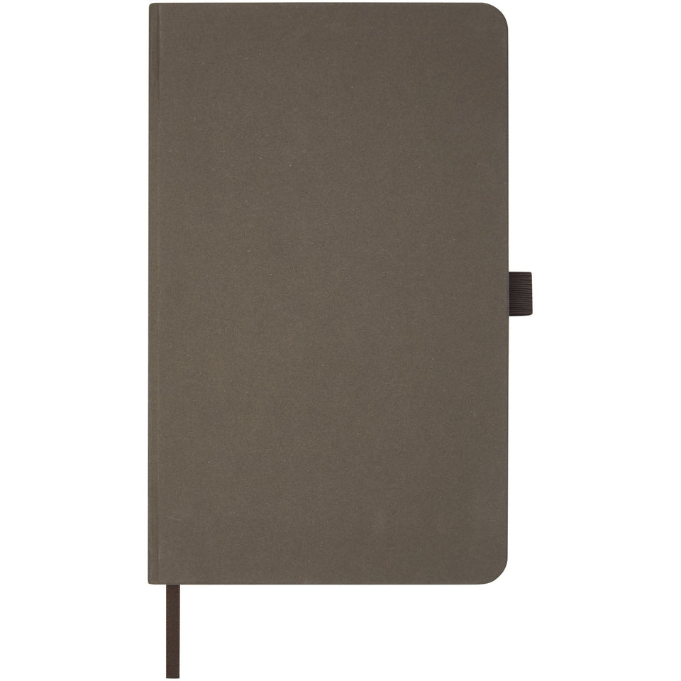 Blocco note con copertina rigida in carta crush Fabianna personalizzato con logo - Pubblienne