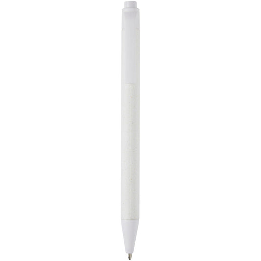 Penna a sfera in carta crush Fabianna (inchiostro nero) personalizzato con logo - Pubblienne