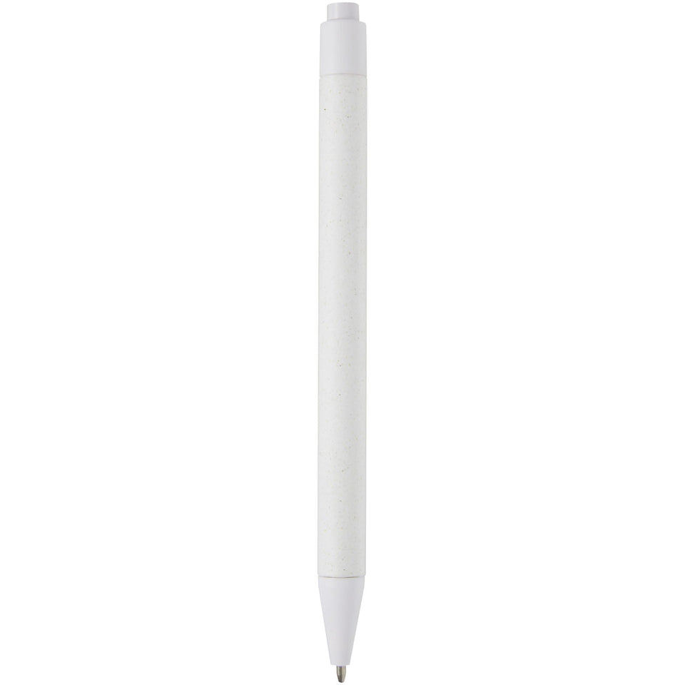 Penna a sfera in carta crush Fabianna (inchiostro nero) personalizzato con logo - Pubblienne