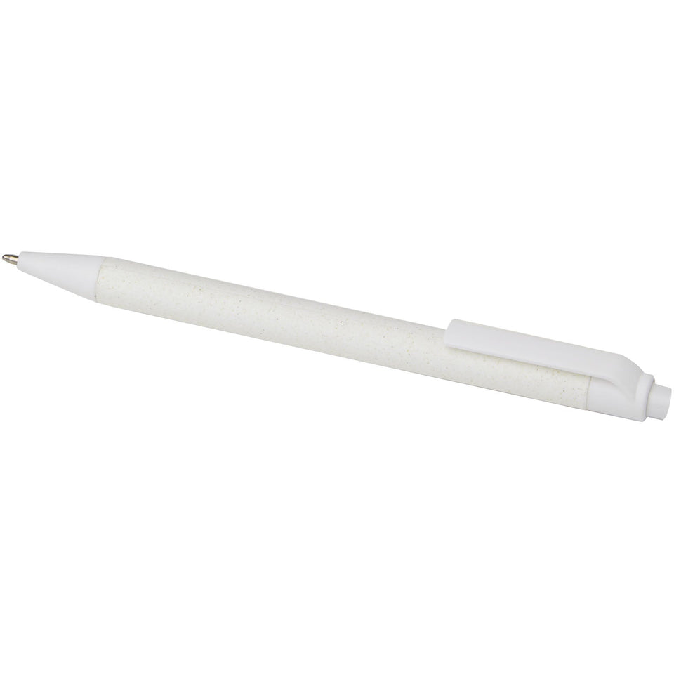 Penna a sfera in carta crush Fabianna (inchiostro nero) personalizzato con logo - Pubblienne