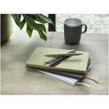 Penna a sfera in carta crush Fabianna (inchiostro nero) personalizzato con logo - Pubblienne
