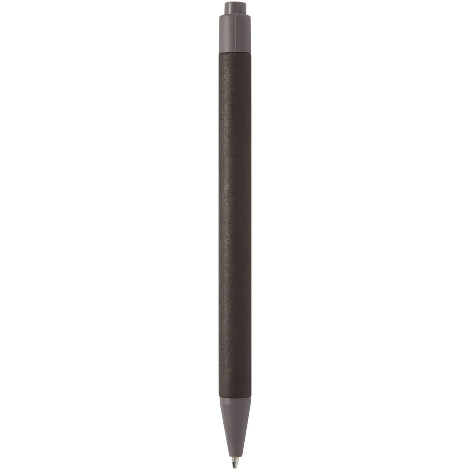 Penna a sfera in carta crush Fabianna (inchiostro nero) personalizzato con logo - Pubblienne