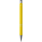 Penna a sfera in alluminio riciclato Moneta (inchiostro nero) personalizzato con logo - Pubblienne
