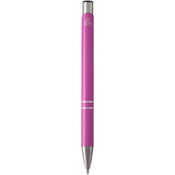Penna a sfera in alluminio riciclato Moneta (inchiostro nero) personalizzato con logo - Pubblienne