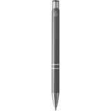 Penna a sfera in alluminio riciclato Moneta (inchiostro nero) personalizzato con logo - Pubblienne