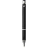 Penna a sfera in alluminio riciclato Moneta (inchiostro nero) personalizzato con logo - Pubblienne