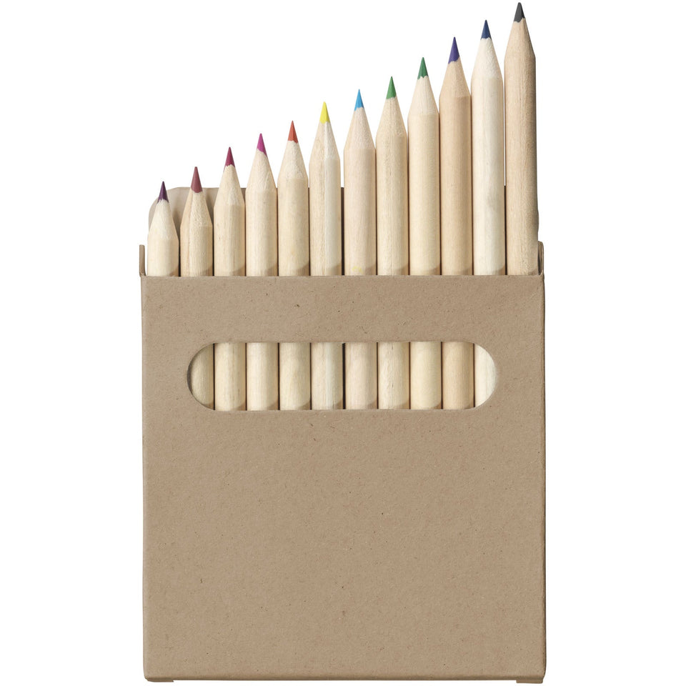 Set di matite per disegnare/colorare da 12 pezzi Artemaa personalizzato con logo - Pubblienne