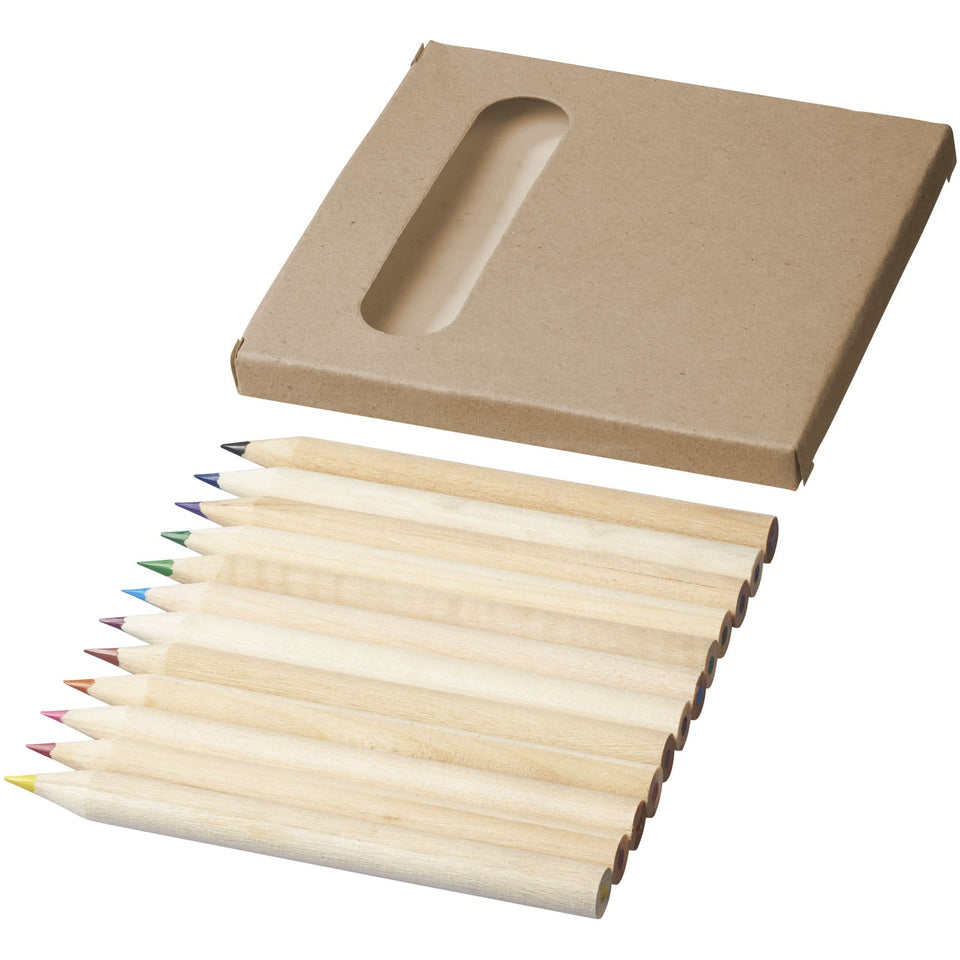 Set di matite per disegnare/colorare da 12 pezzi Artemaa personalizzato con logo - Pubblienne