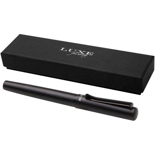 Penna stilografica in alluminio riciclato Lucetta (inchiostro nero) personalizzato con logo - Pubblienne