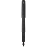 Penna stilografica in alluminio riciclato Lucetta (inchiostro nero) personalizzato con logo - Pubblienne