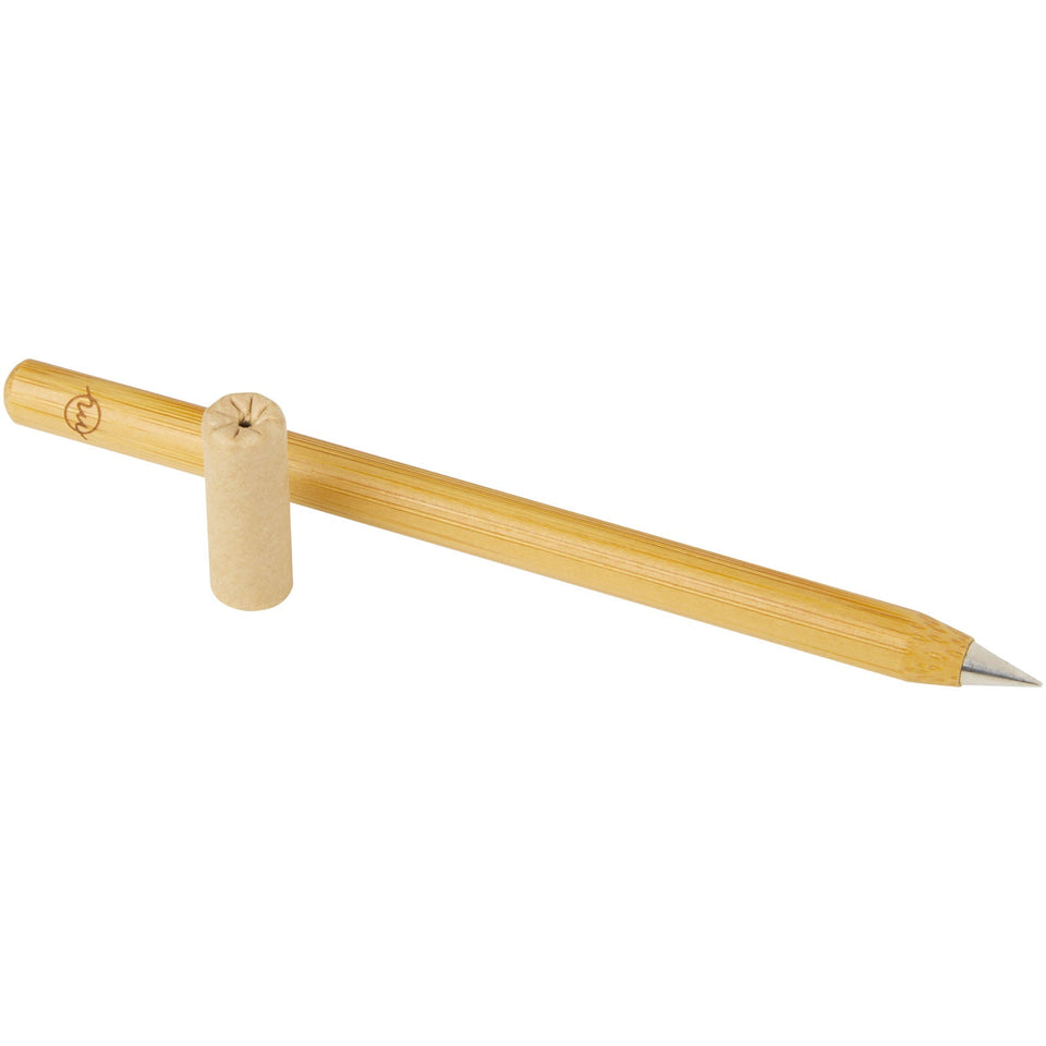 Penna in bambù senza inchiostro Perie personalizzato con logo - Pubblienne