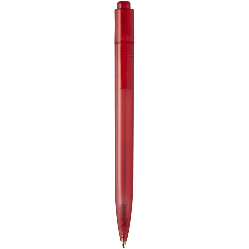 Penna a sfera in plastica destinata all'oceano Thalaasa (inchiostro nero) personalizzato con logo - Pubblienne