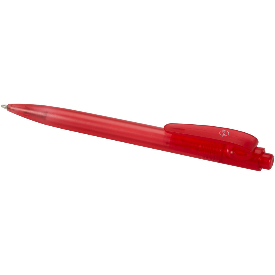 Penna a sfera in plastica destinata all'oceano Thalaasa (inchiostro nero) personalizzato con logo - Pubblienne
