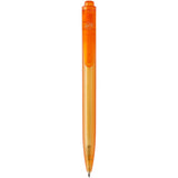 Penna a sfera in plastica destinata all'oceano Thalaasa (inchiostro nero) personalizzato con logo - Pubblienne