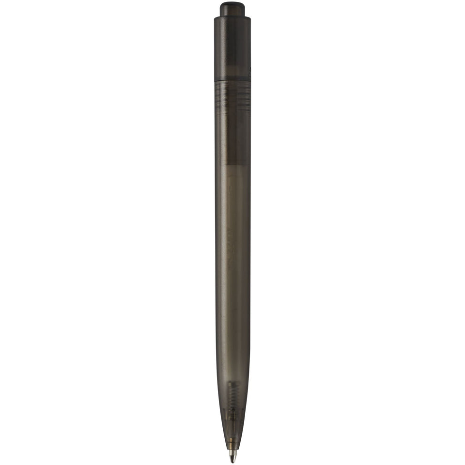 Penna a sfera in plastica destinata all'oceano Thalaasa (inchiostro nero) personalizzato con logo - Pubblienne