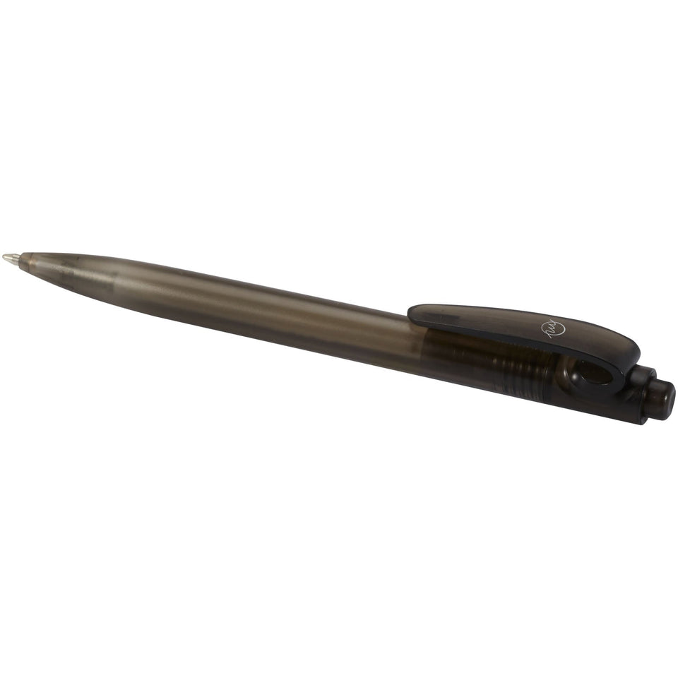 Penna a sfera in plastica destinata all'oceano Thalaasa (inchiostro nero) personalizzato con logo - Pubblienne