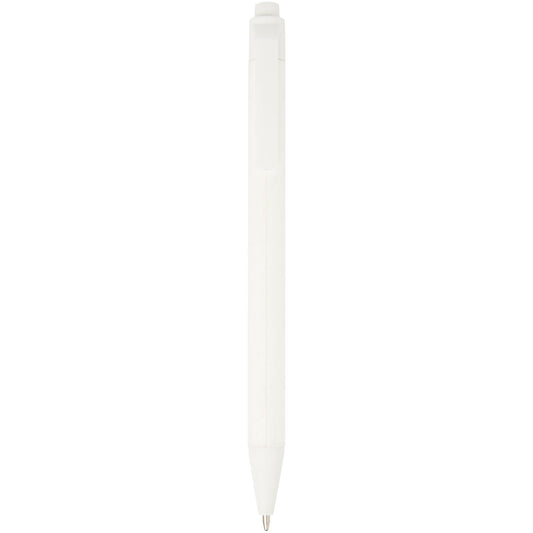 Penna a sfera in carta riciclata monocromatica con finitura opaca Chartik (inchiostro nero) personalizzato con logo - Pubblienne
