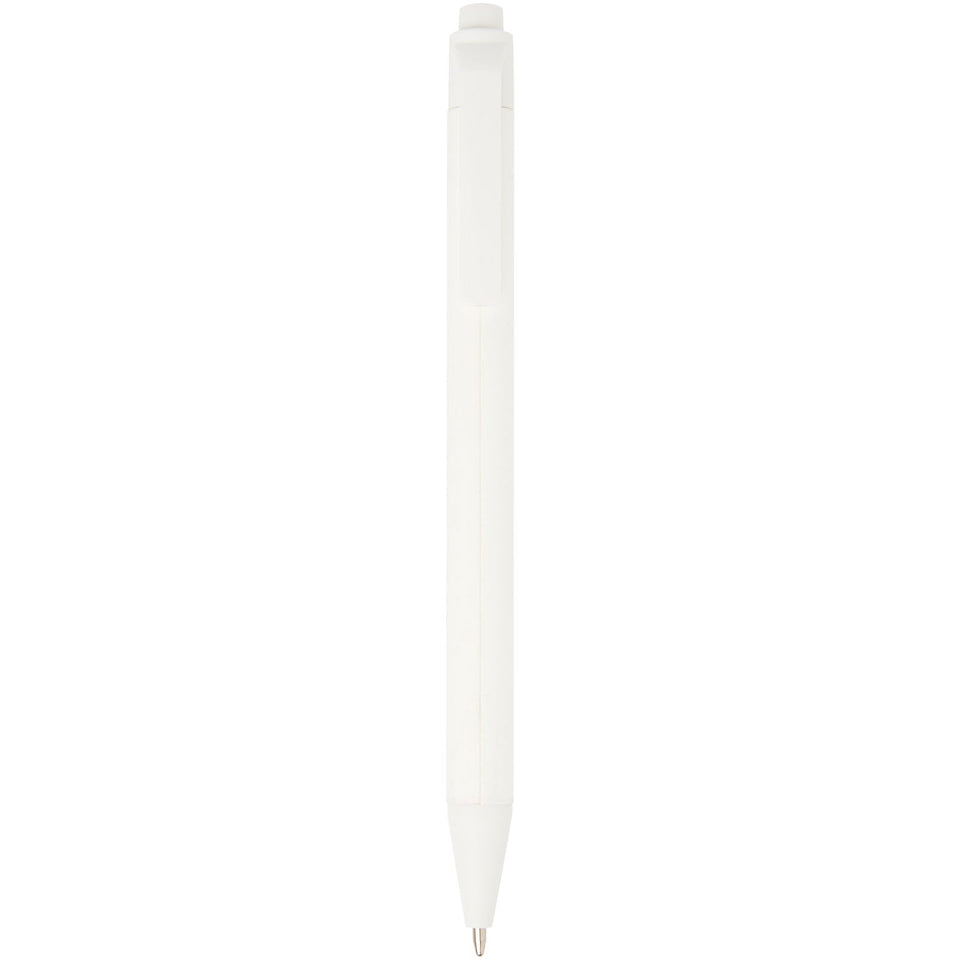 Penna a sfera in carta riciclata monocromatica con finitura opaca Chartik (inchiostro nero) personalizzato con logo - Pubblienne