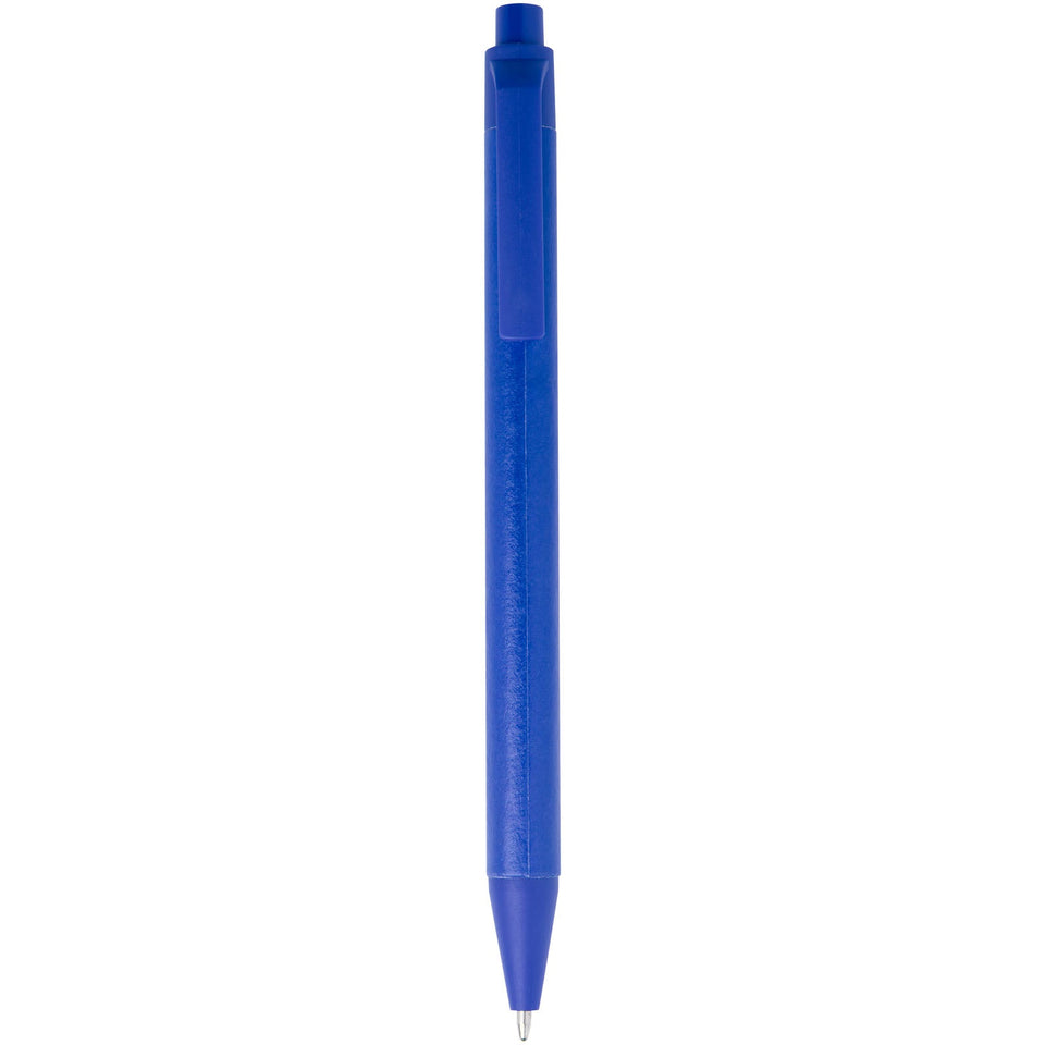 Penna a sfera in carta riciclata monocromatica con finitura opaca Chartik (inchiostro nero) personalizzato con logo - Pubblienne