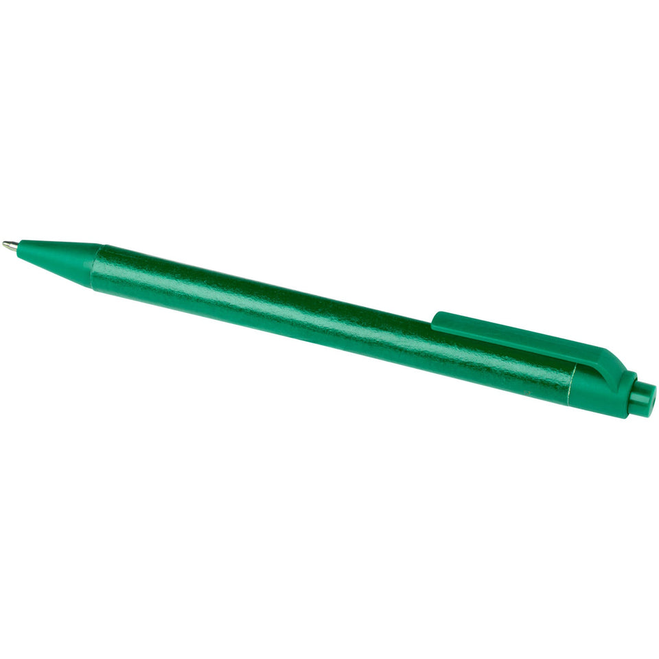 Penna a sfera in carta riciclata monocromatica con finitura opaca Chartik (inchiostro nero) personalizzato con logo - Pubblienne