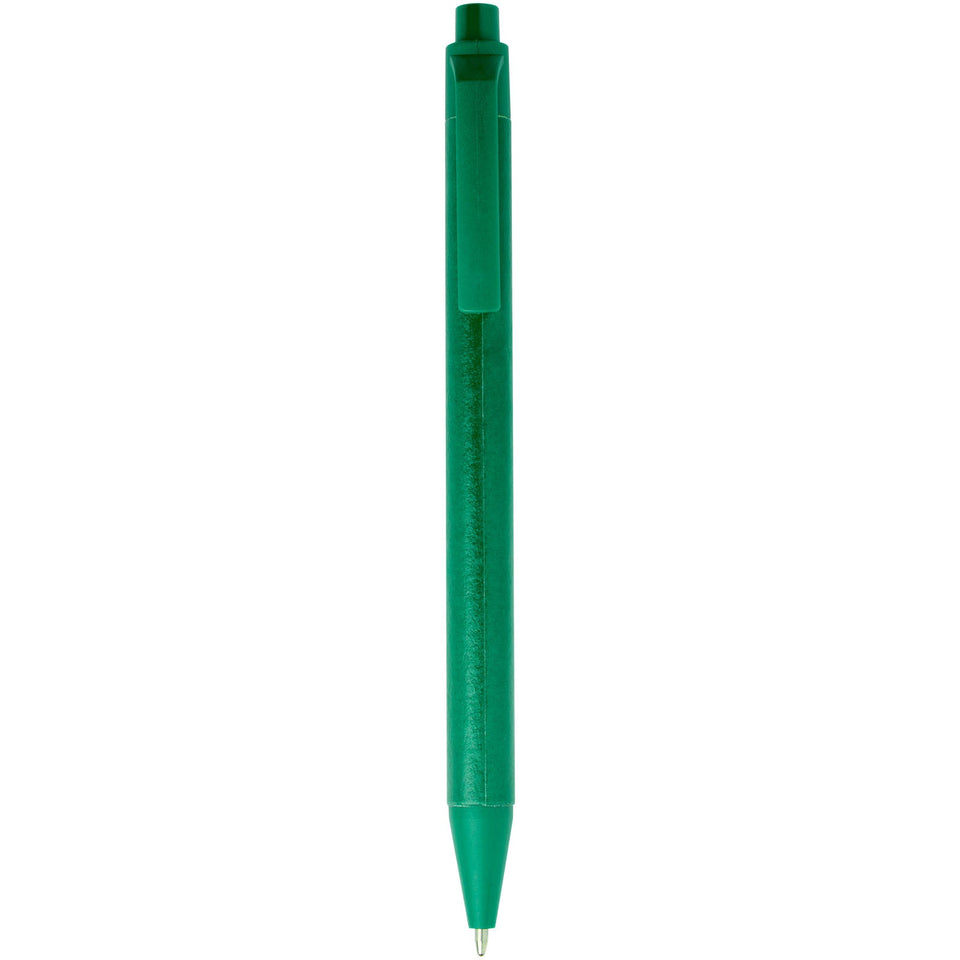 Penna a sfera in carta riciclata monocromatica con finitura opaca Chartik (inchiostro nero) personalizzato con logo - Pubblienne