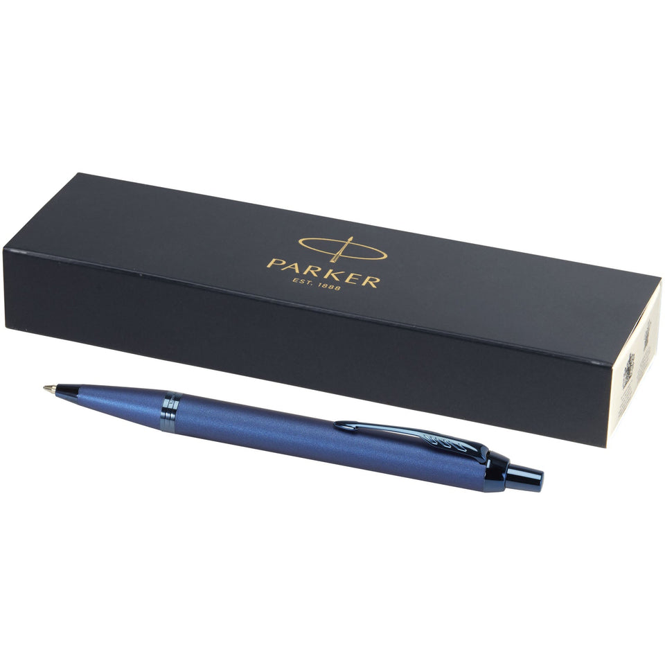 Penna a sfera Parker IM (inchiostro blu) personalizzato con logo - Pubblienne