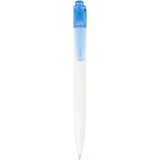 Penna a sfera in plastica destinata all'oceano Thalaasa (inchiostro nero) personalizzato con logo - Pubblienne