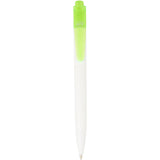 Penna a sfera in plastica destinata all'oceano Thalaasa (inchiostro nero) personalizzato con logo - Pubblienne