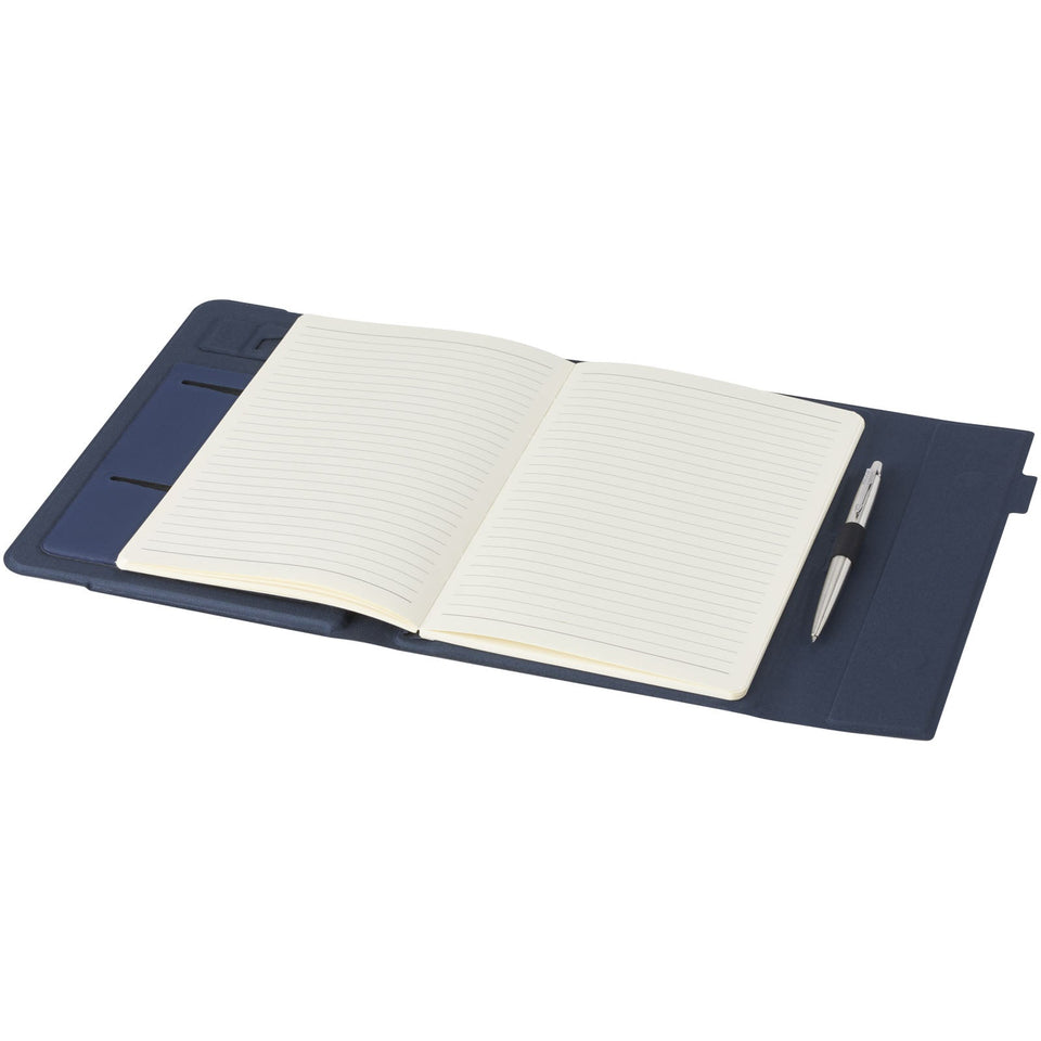 Portadocumenti con blocco per appunti Liberto personalizzato con logo - Pubblienne