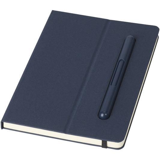 Set con penna a sfera e taccuino Skribo personalizzato con logo - Pubblienne