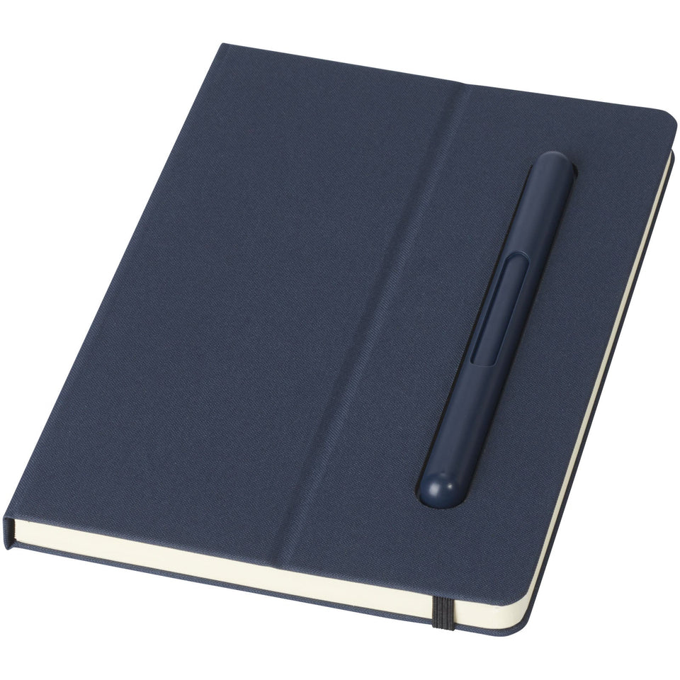 Set con penna a sfera e taccuino Skribo personalizzato con logo - Pubblienne