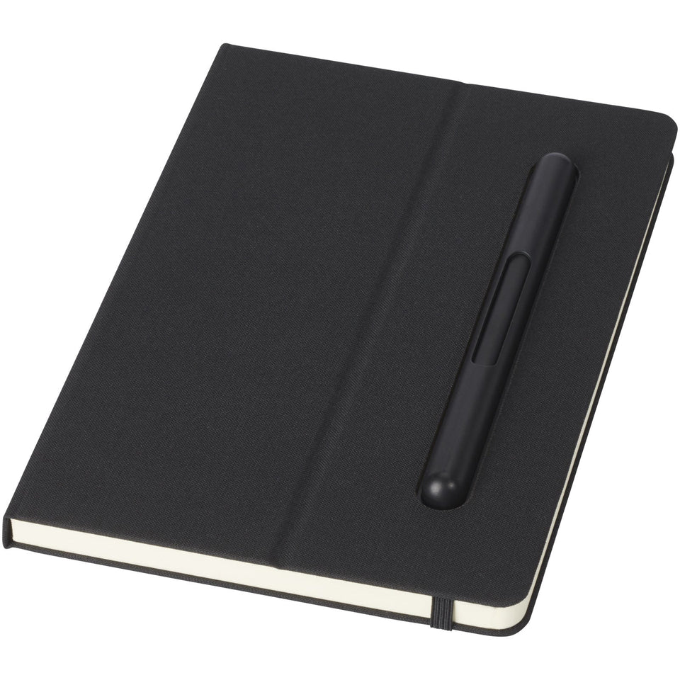 Set con penna a sfera e taccuino Skribo personalizzato con logo - Pubblienne